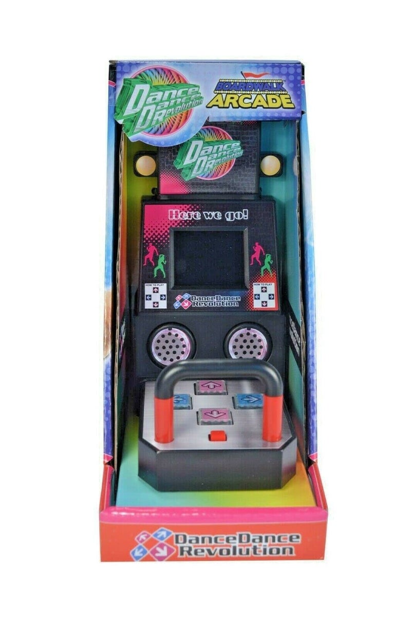 Super Impulse Tiny Arcade Boardwalk Arcade Dance Dance Revolution, Red, Miniature - Image 2